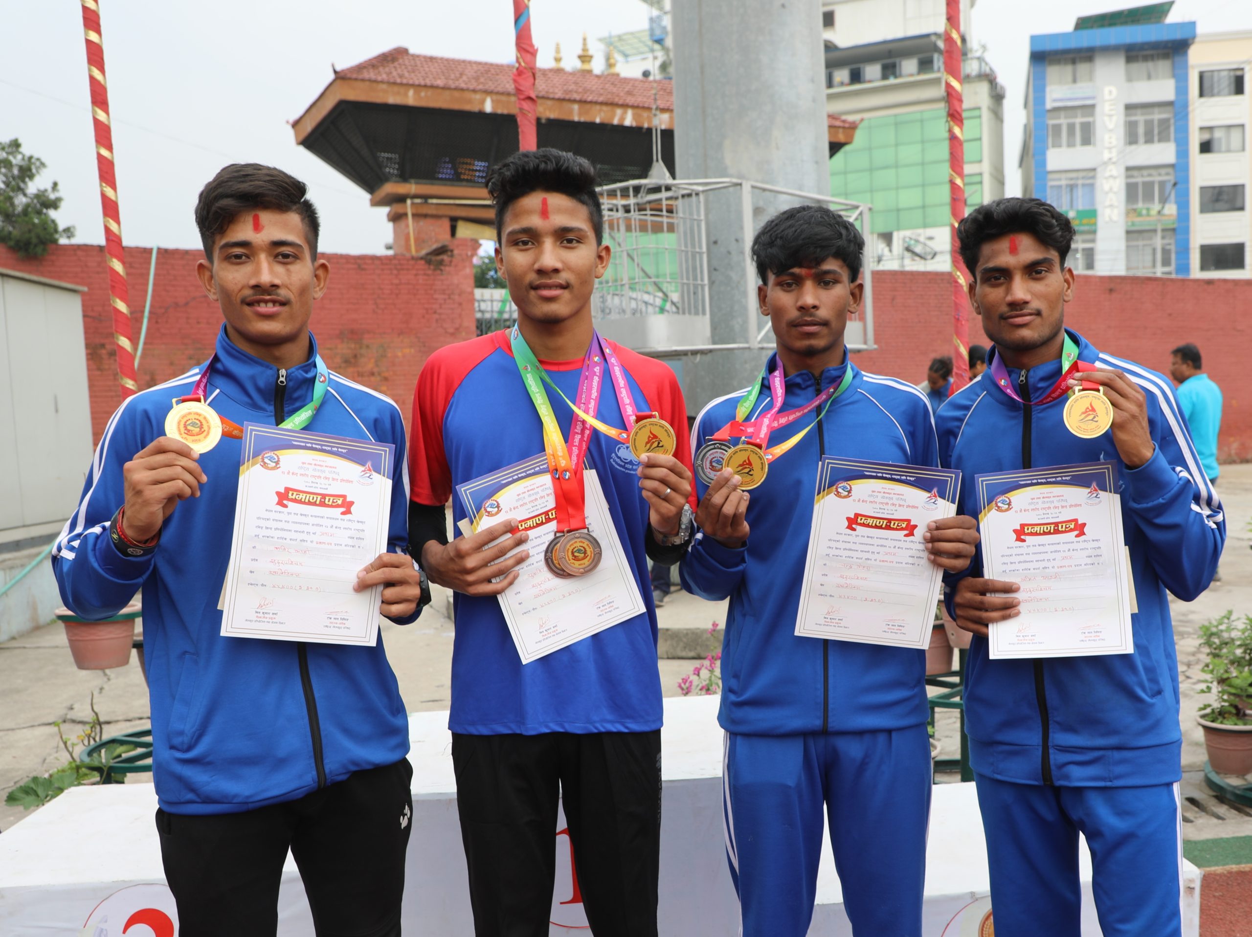 राष्ट्रपति रनिङ शिल्ड खेलकुद प्रतियोगिताको रिलेमा सुदूरपश्चिम प्रदेशको कीर्तिमान : Icon Khabar