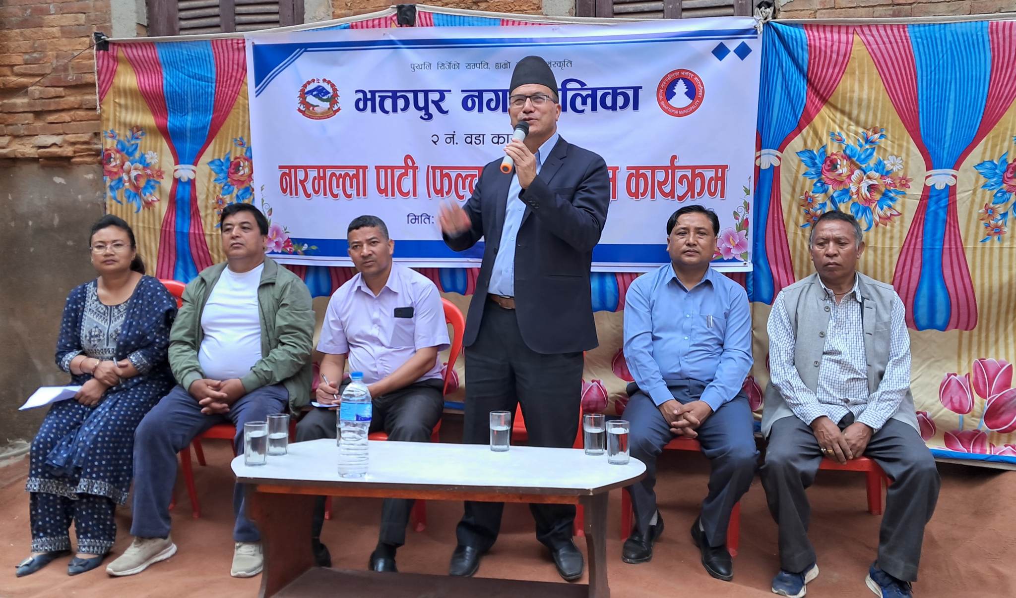 भक्तपुरको इताछेँमा अवस्थित नारमल्ला पाटी (फल्चा ) को शिल्यान्यास : Icon Khabar