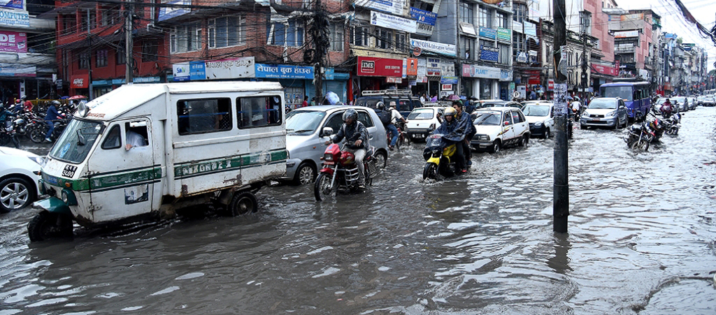 उपत्यकाका विभिन्न ठाउँ जलमग्न : Icon Khabar