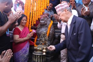 भक्तपुरको गःहिटीस्थित पुनःनिर्मित लक्ष्मीनरसिंह मन्दिर उद्घाटन