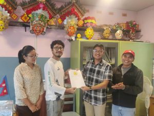 भक्तपुरमा साइकल संस्कृति प्रवर्द्धन गर्न साइकल कनेक्ट र जेन्युन स्कुलबीच सम्झौता
