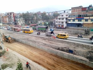 सडक निर्माण तीव्र बनाउन मन्त्री घिसिङको निर्देशन, सूर्यविनायक–धुलिखेल ६ लेन विस्तार ५०% नाघ्यो