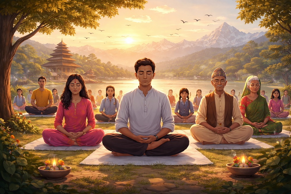 आज विश्व ध्यान दिवस मनाइँदै, टुँडिखेलमा विशेष कार्यक्रम : Icon Khabar