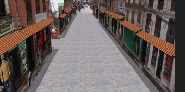 भक्तपुर नगरको मुख्य बजार क्षेत्रका पसलहरूमा नगरपालिकाको नमुना अनुसार छाना राख्न निर्देशन