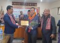 भक्तपुरका उद्योगी व्यवसायीद्वारा निर्वाचित प्रतिनिधिसभा सदस्यलाई बधाई