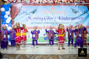 बालप्रतिभाको रंगीन झल्को: मर्निङ्ग ग्लोरीको ७औँ वार्षिकोत्सव तथा दीक्षान्त समारोह भव्य रूपमा सम्पन्न