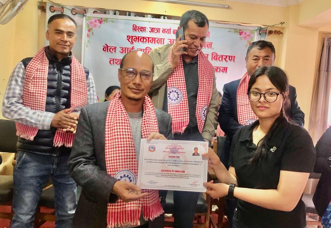 भक्तपुरमा शुभकामना आदान-प्रदान, क्यालेण्डर विमोचन तथा नेल आर्ट तालिम कार्यक्रम सम्पन्न : Icon Khabar