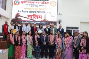सूर्यविनायक नगरपालिकामा “प्रशिक्षक प्रशिक्षण तालिम” सम्पन्न