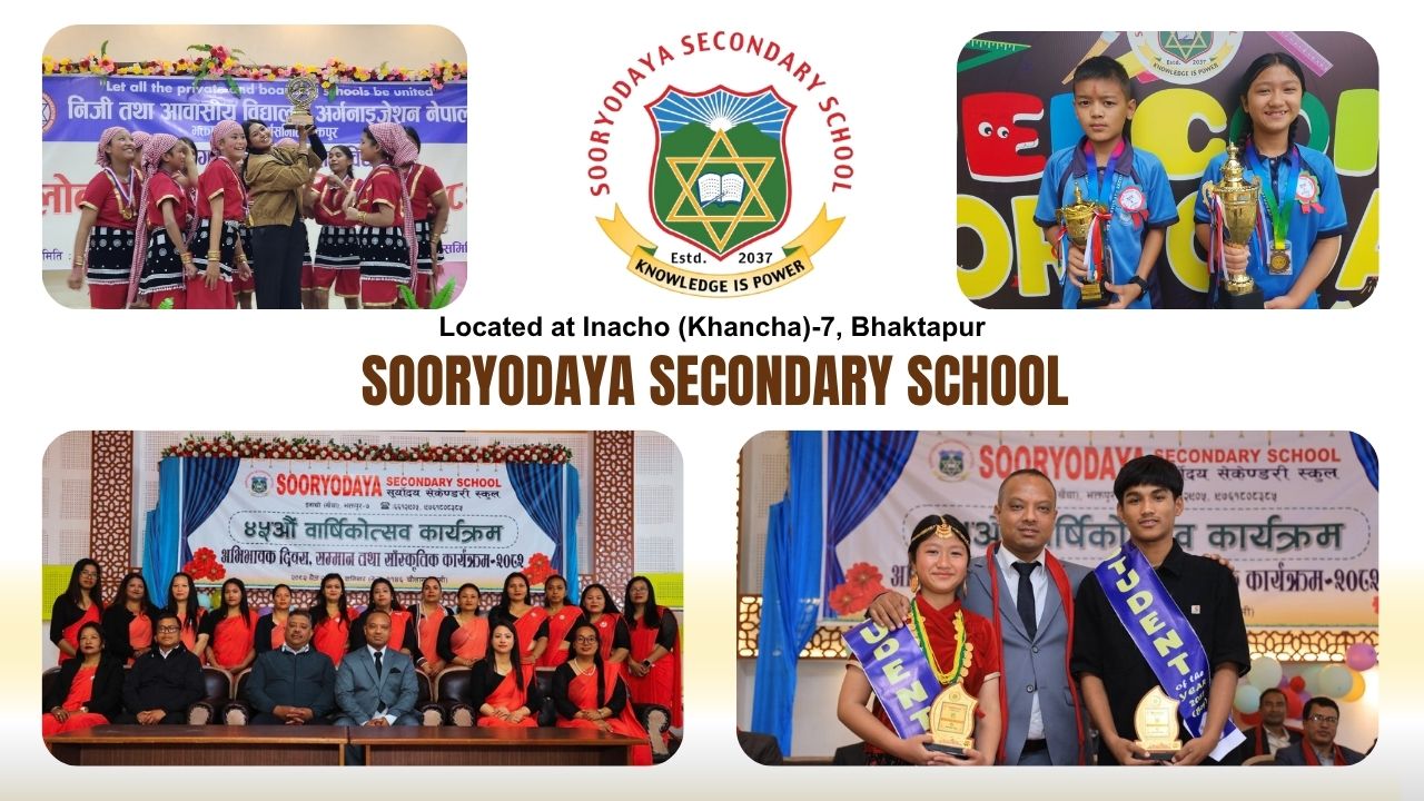 सूर्योदय सेकेण्डरी स्कूल : उज्यालो भविष्यको भरोसायोग्य शैक्षिक केन्द्र : Icon Khabar