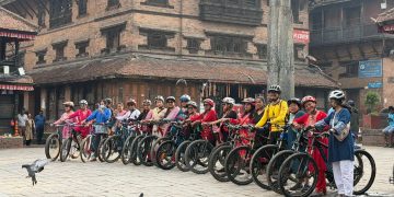 भक्तपुरमा पहिलोपटक ‘वुमन्स हेरिटेज राइड’ भव्य रूपमा सम्पन्न