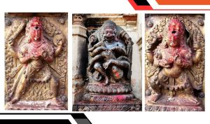 पूजाआजाका नाममा भक्तपुर दरबार क्षेत्रको गोल्डेन गेटका भैरव–भैरवी र नरसिंह मूर्ति जोखिममा