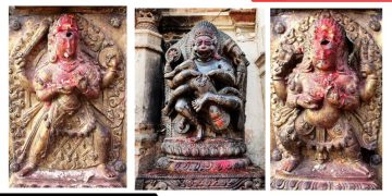 पूजाआजाका नाममा भक्तपुर दरबार क्षेत्रको गोल्डेन गेटका भैरव–भैरवी र नरसिंह मूर्ति जोखिममा