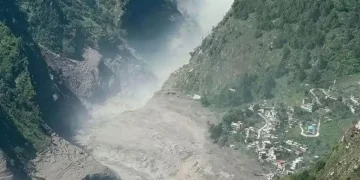 भोटेकोशीमा फेरि ठूलो बाढीको जोखिम! नदी थुनिएर बनेको ताल फुट्न सक्ने चेतावनी