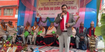 लिवाली मेन चोकमा भजनकीर्तन तथा ज्येष्ठ नागरिक सम्मान कार्यक्रम सम्पन्न